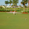 A view of the putting green at Winston Trails Golf Club